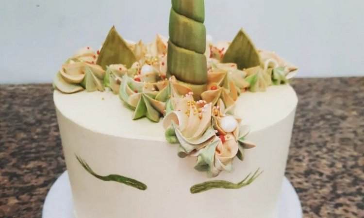 Gâteau licorne  - Saint-Pierre - La crème des hauts