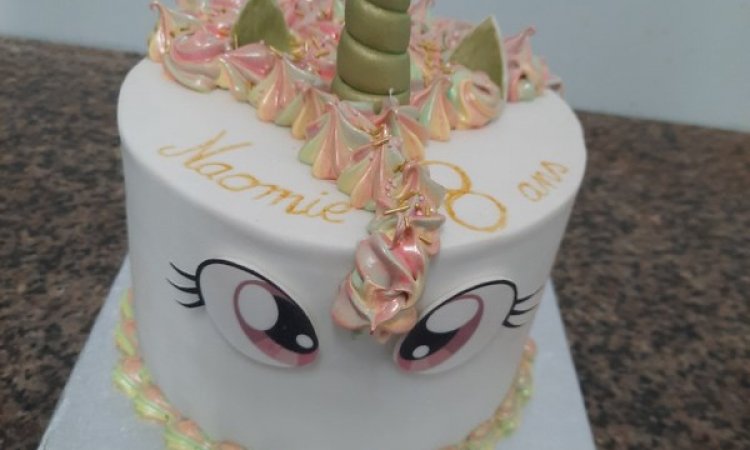 Gâteau licorne  - Saint-Pierre - La crème des hauts